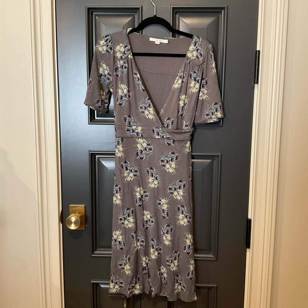 Boden wrap jersey dress size 6